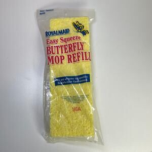Royalmaid Easy Squeeze Butterfly Mop Refill Absorbent Made In USA